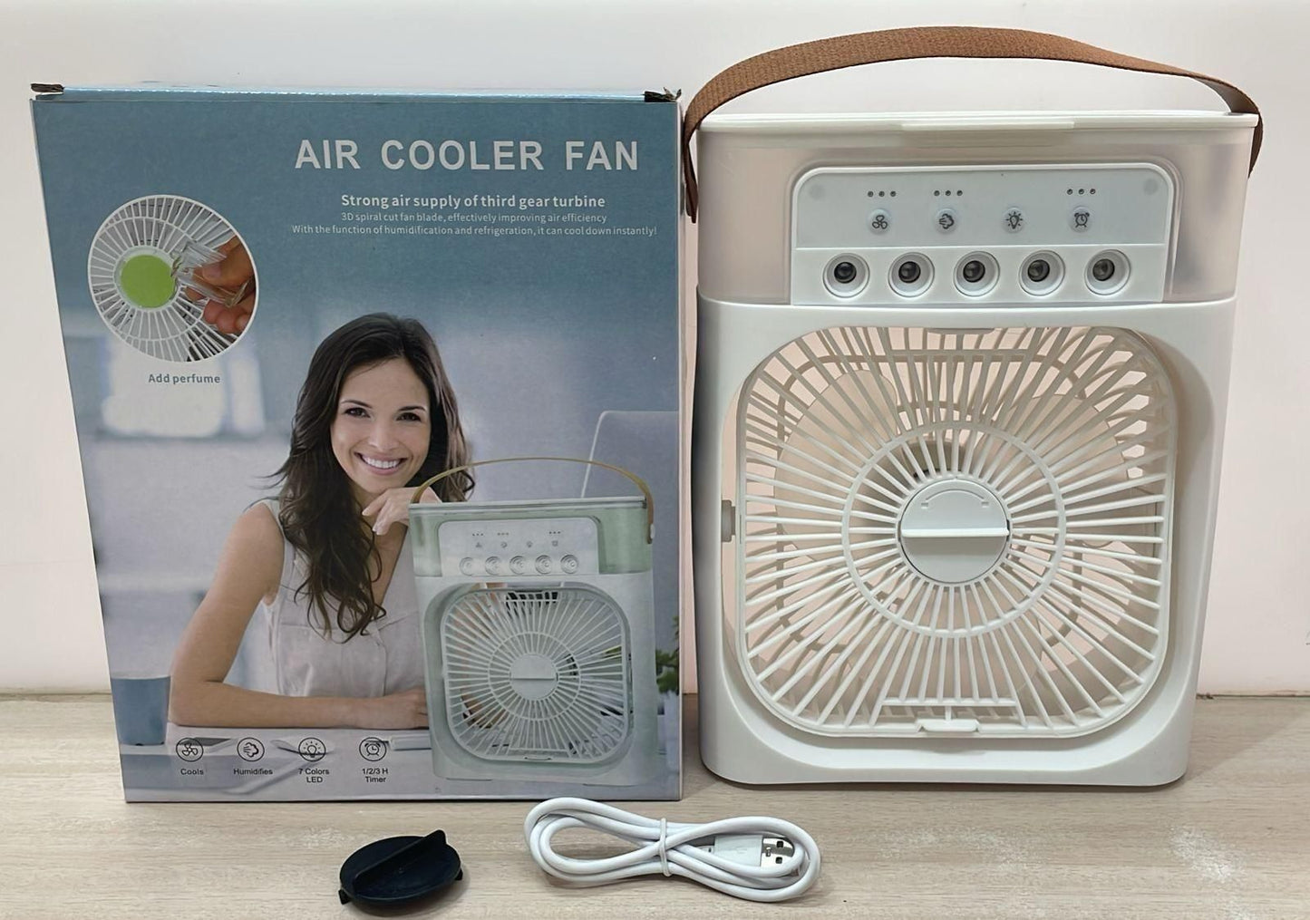 FrostyFan™ Mini Fan– Cool Air, Clean Living | 2-in-1 Purifier & Fan | Breathe Easy Anywhere